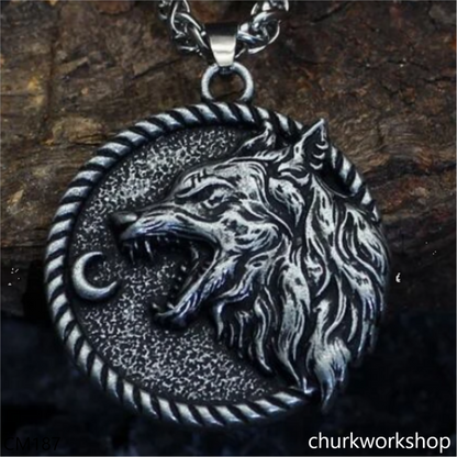 Custom cut Jade wolf