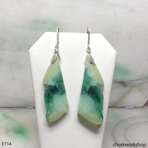 Jade earrings