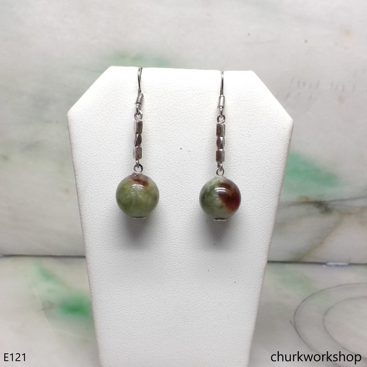 Multi-color beads earrings