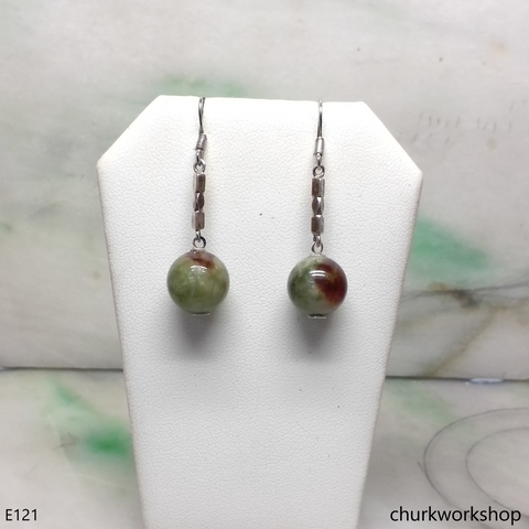 Multi-color beads earrings