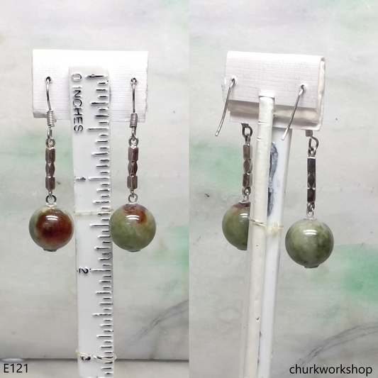 Multi-color beads earrings