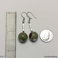 Multi-color beads earrings