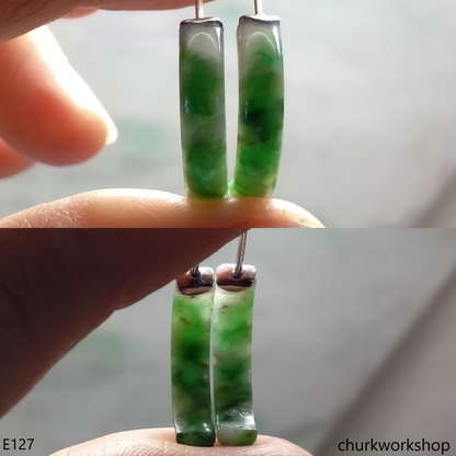 Bridge shape ear studs sterling silver
