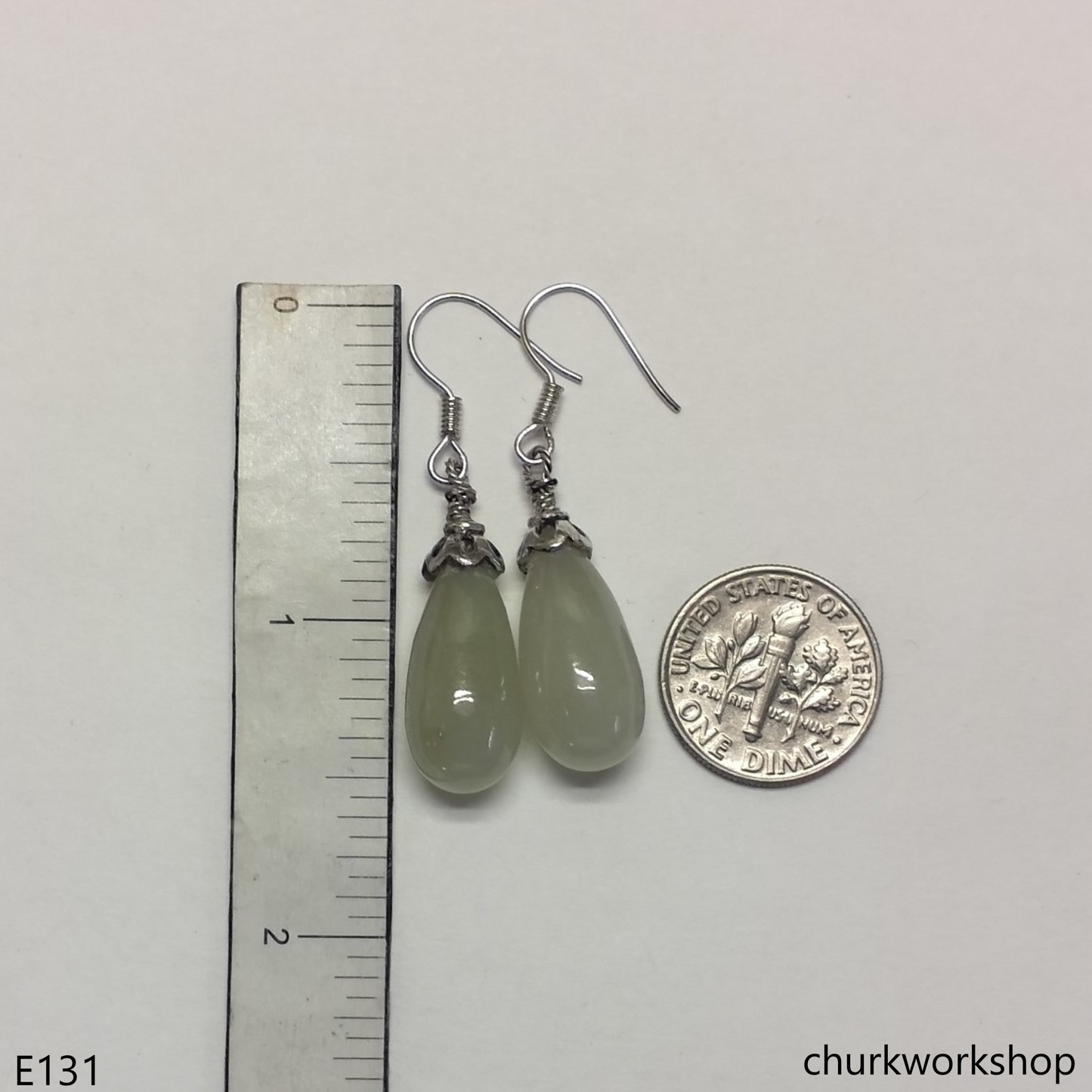 Rain drop earrings sterling silver