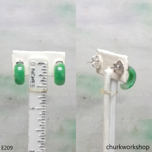 Bridge shape ear studs sterling silver