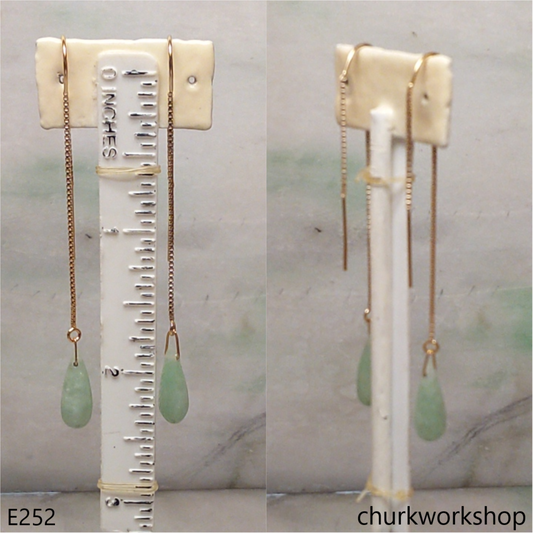 Rain drop earrings 14K gold filled