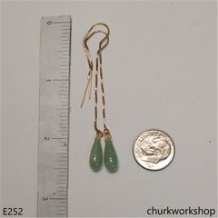 Rain drop earrings 14K gold filled
