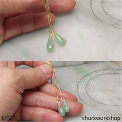 Rain drop earrings 14K gold filled