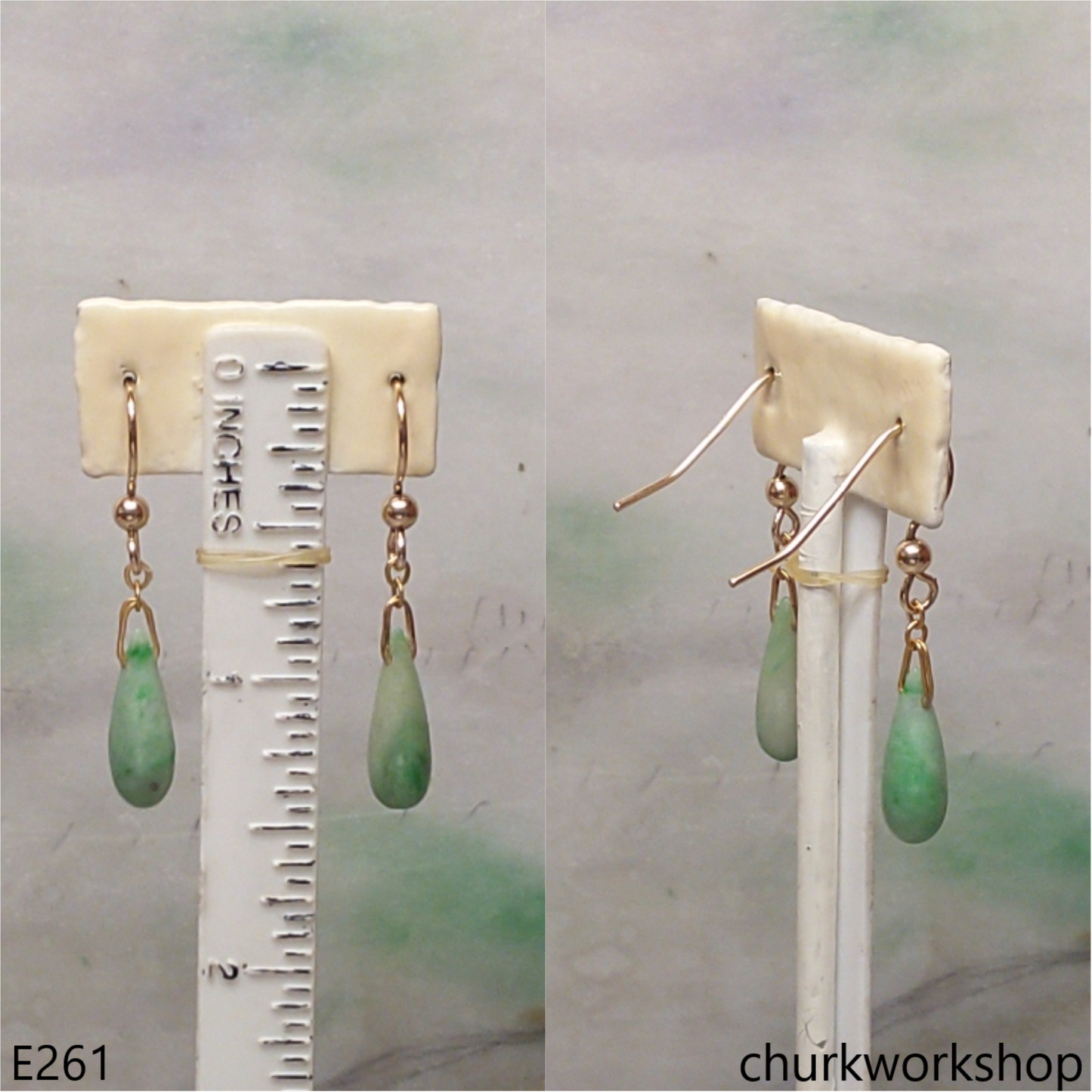 Rain drop earrings 14K gold filled