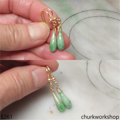 Rain drop earrings 14K gold filled