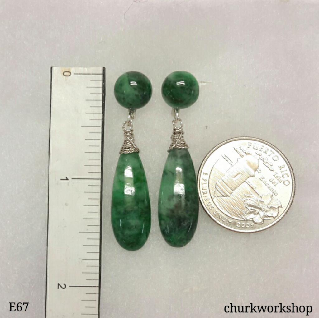 Buy Joker & Witch Glam Up Green Drop Earrings For Women Online