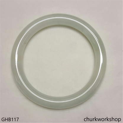 Small pale green jade bangle