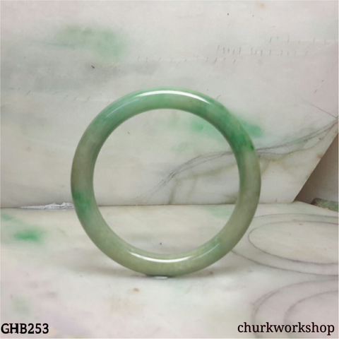 Small green jade bangle