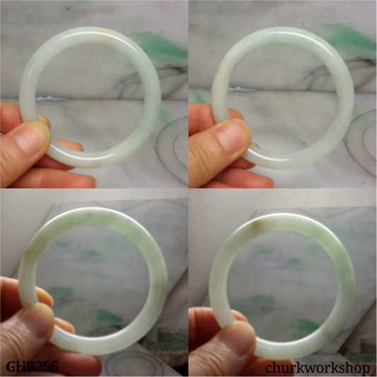 Small pale green jade bangle