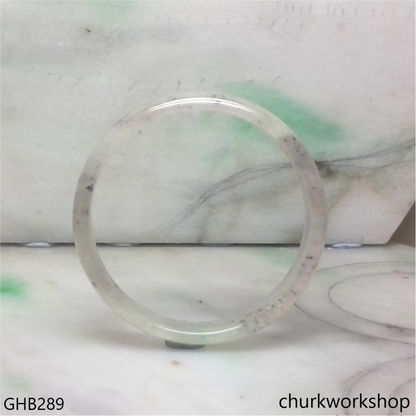 Small icy jade bangle