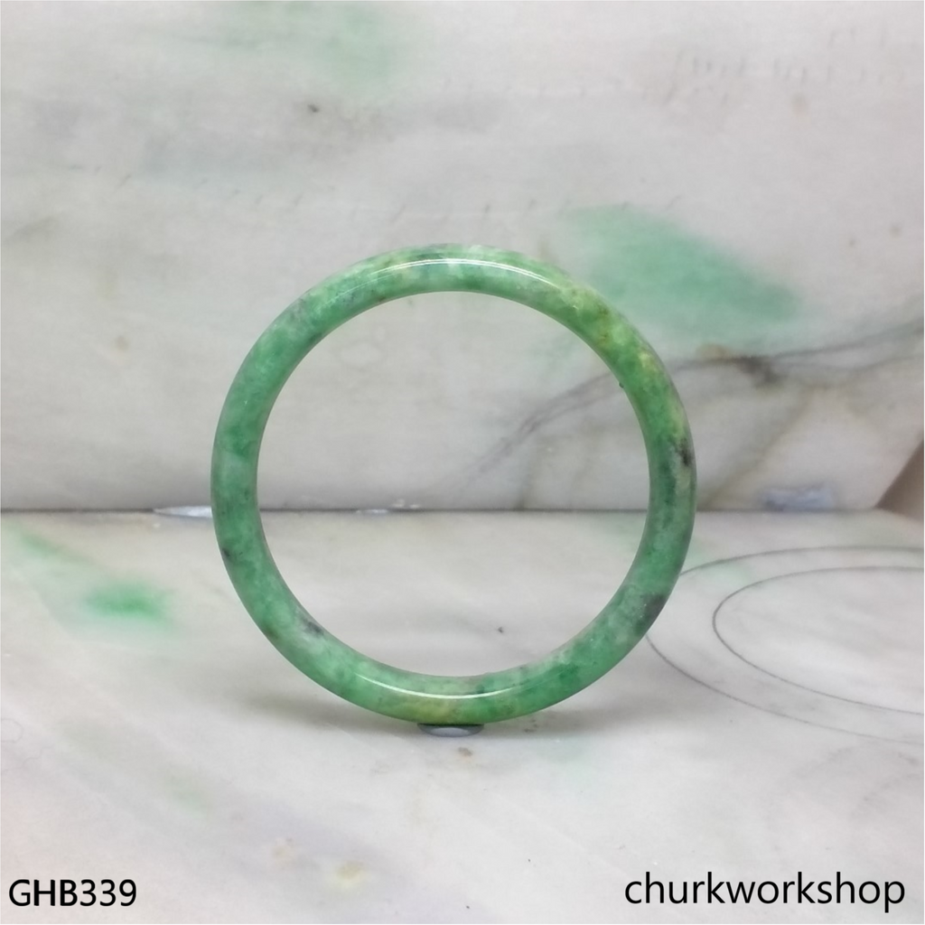 Small green jade bangle