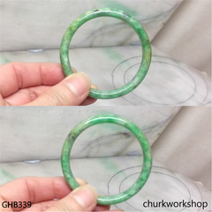 Small green jade bangle