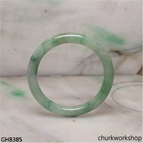 Small bluish green jade bangle