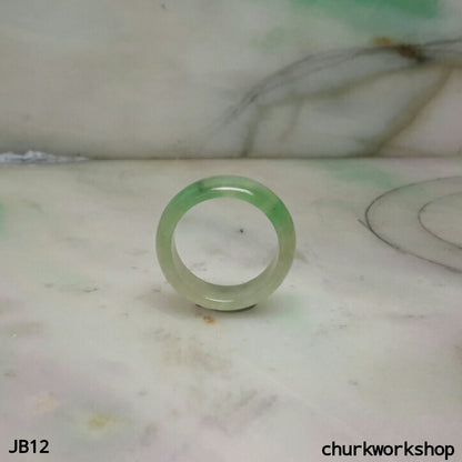 Light green jade band, unisex jade band