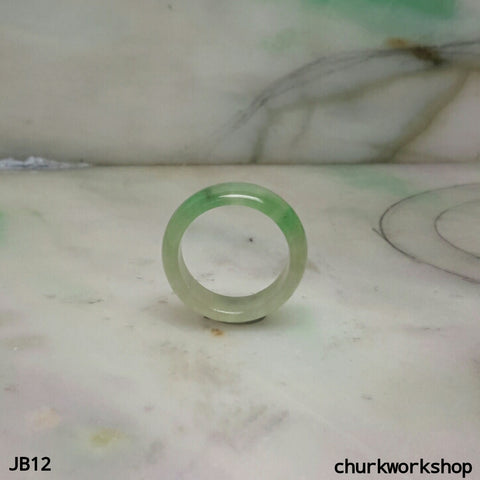 Light green jade band, unisex jade band