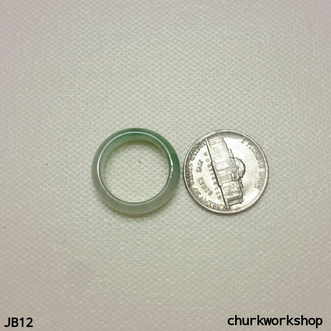 Light green jade band, unisex jade band