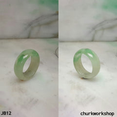 Light green jade band, unisex jade band