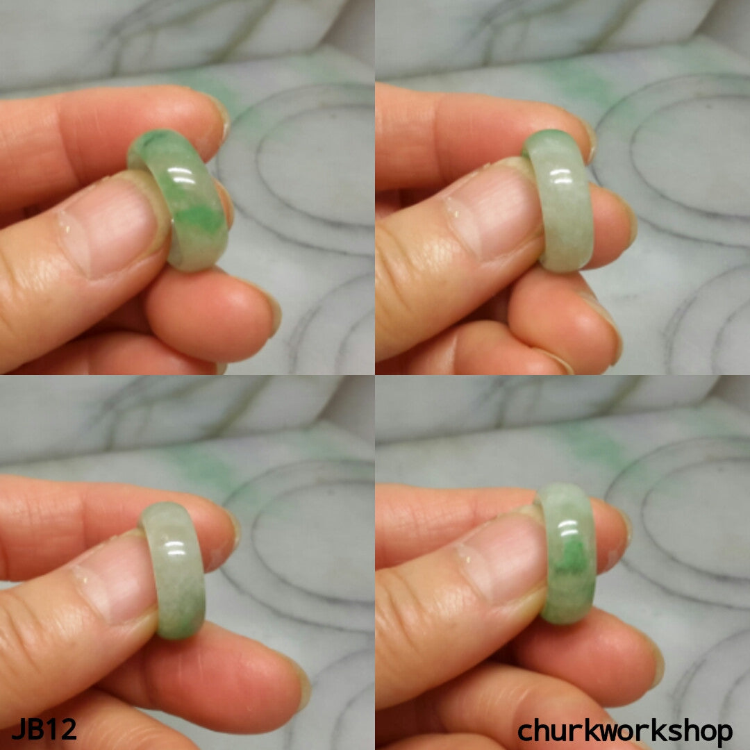 Light green jade band, unisex jade band