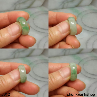 Light green jade band, unisex jade band