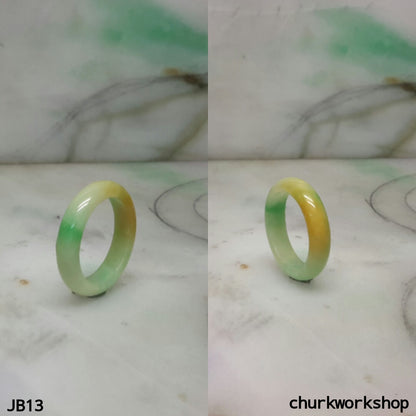 Three color jade band, unisex jade band