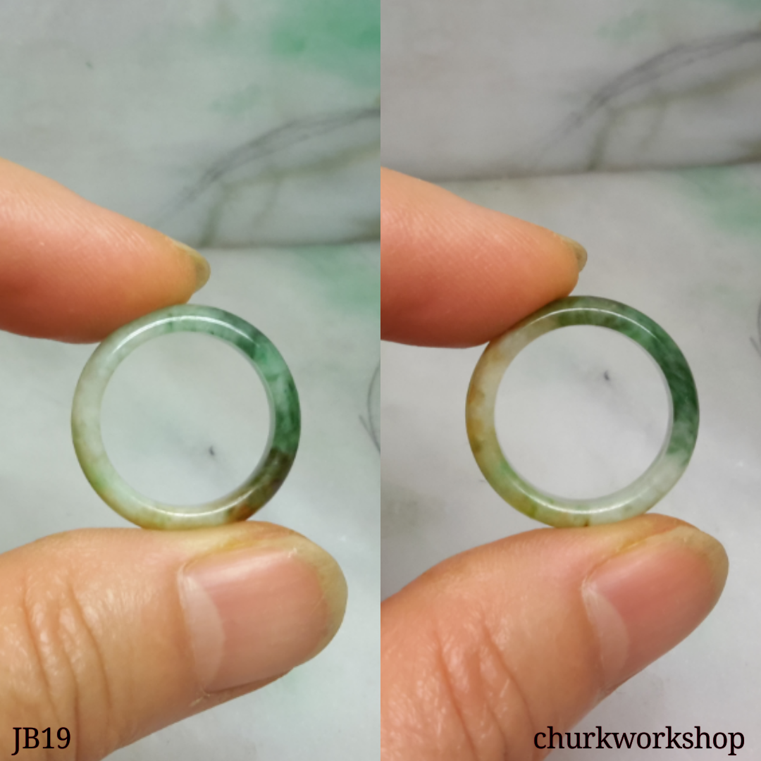 Multi-color jade band