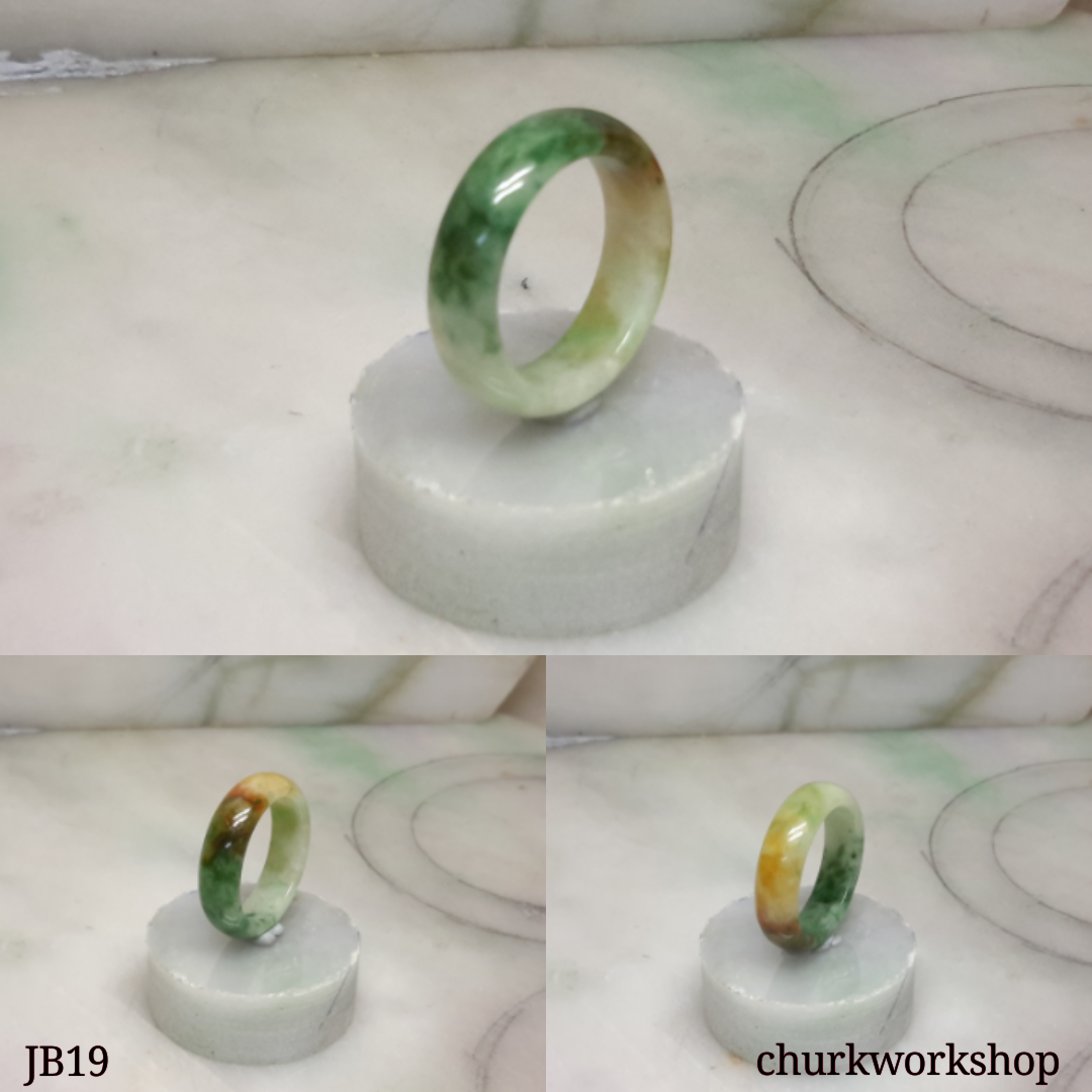Multi-color jade band