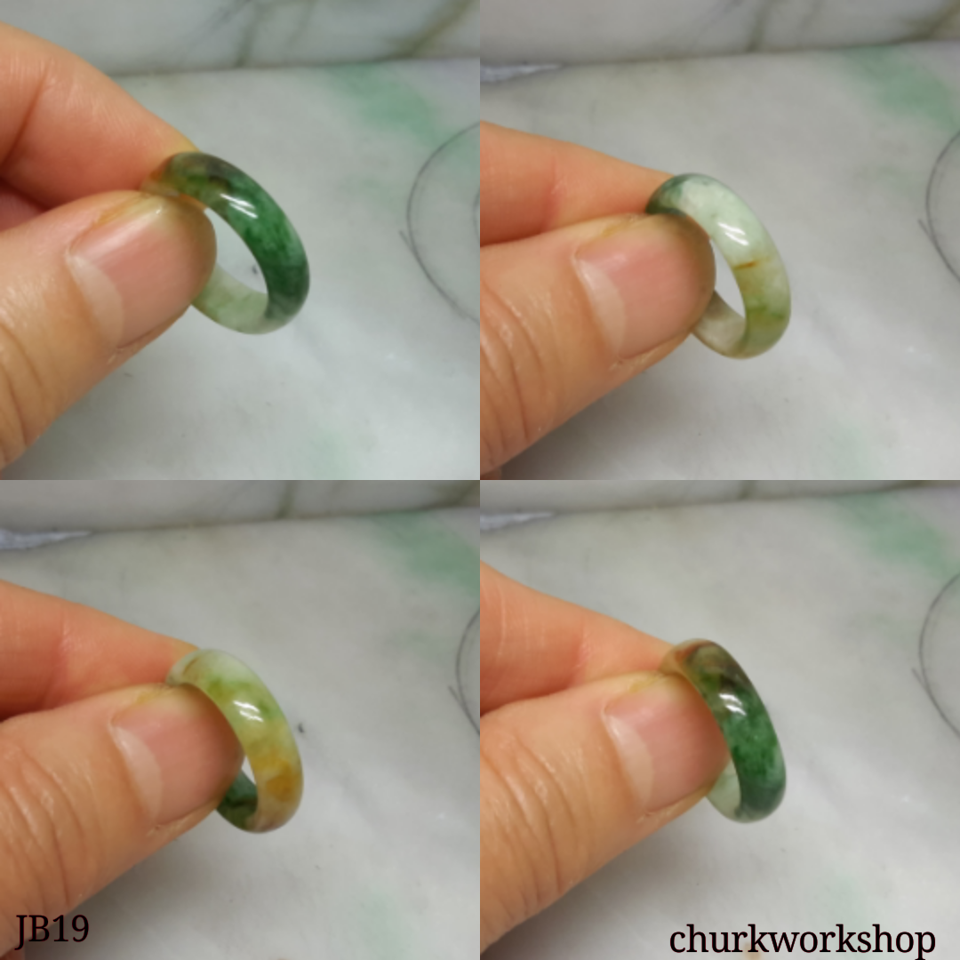 Multi-color jade band