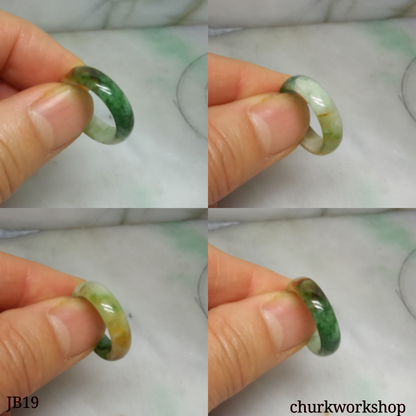 Multi-color jade band