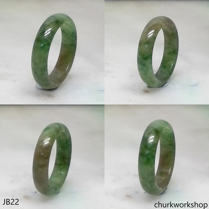Jade band pinkie ring, unisex jade band