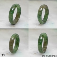 Jade band pinkie ring, unisex jade band