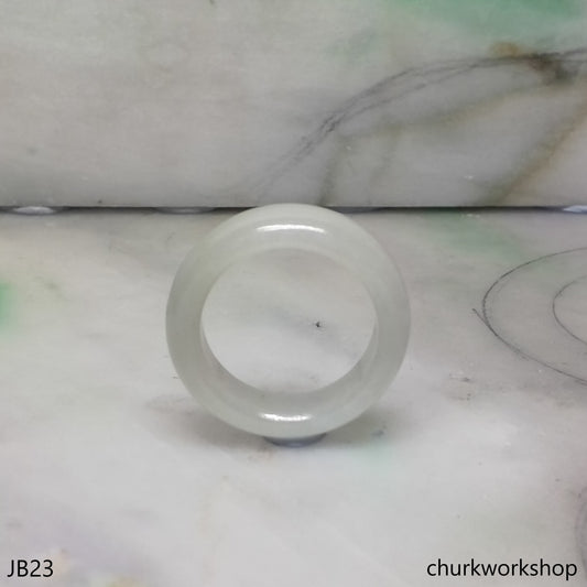 White jade band, unisex jade bend