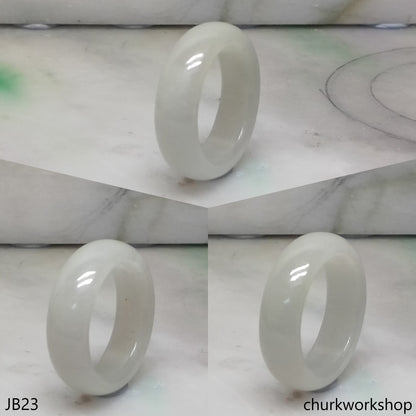 White jade band, unisex jade bend