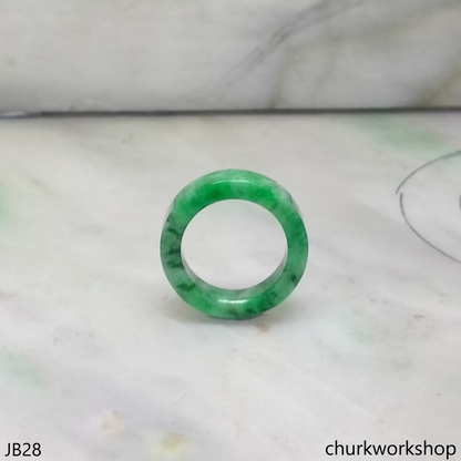 Green jade unisex jade band