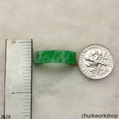 Green jade unisex jade band