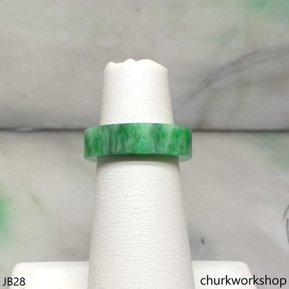 Green jade unisex jade band