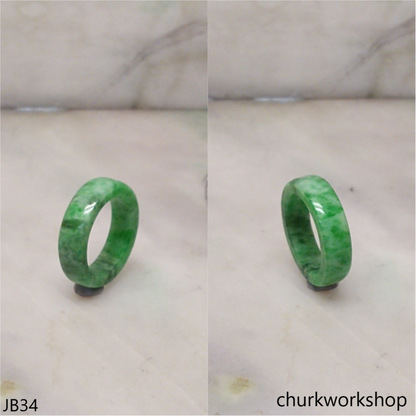 Green jade unisex jade band