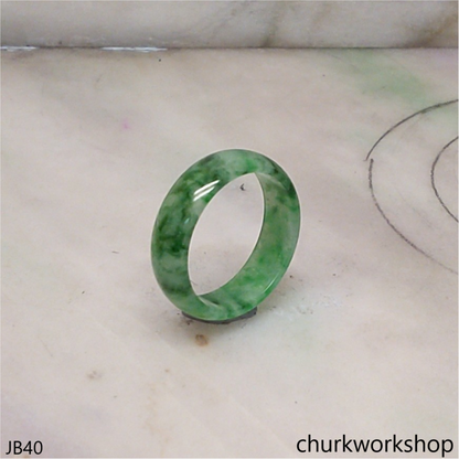 Green jade unisex jade band