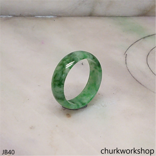 Green jade unisex jade band