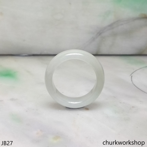 White jade unisex jade band