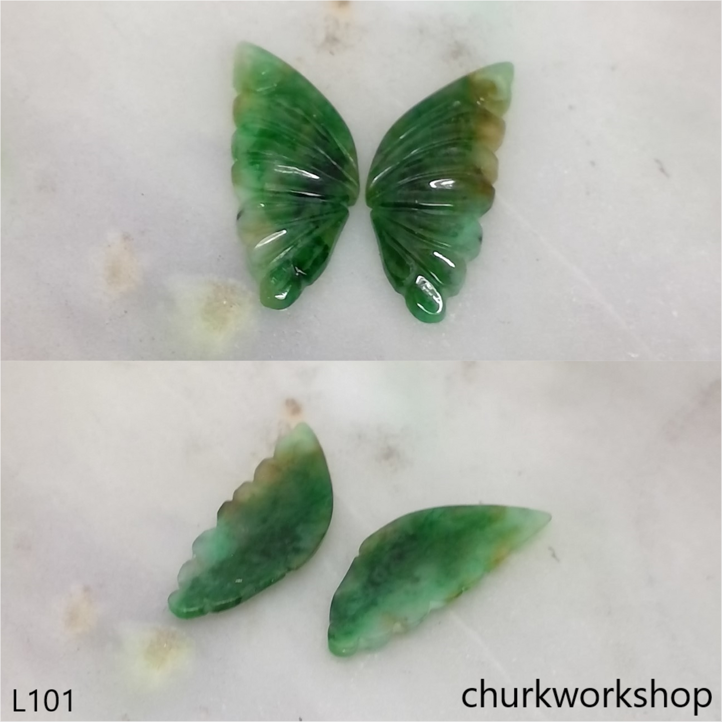 Green jade butterfly