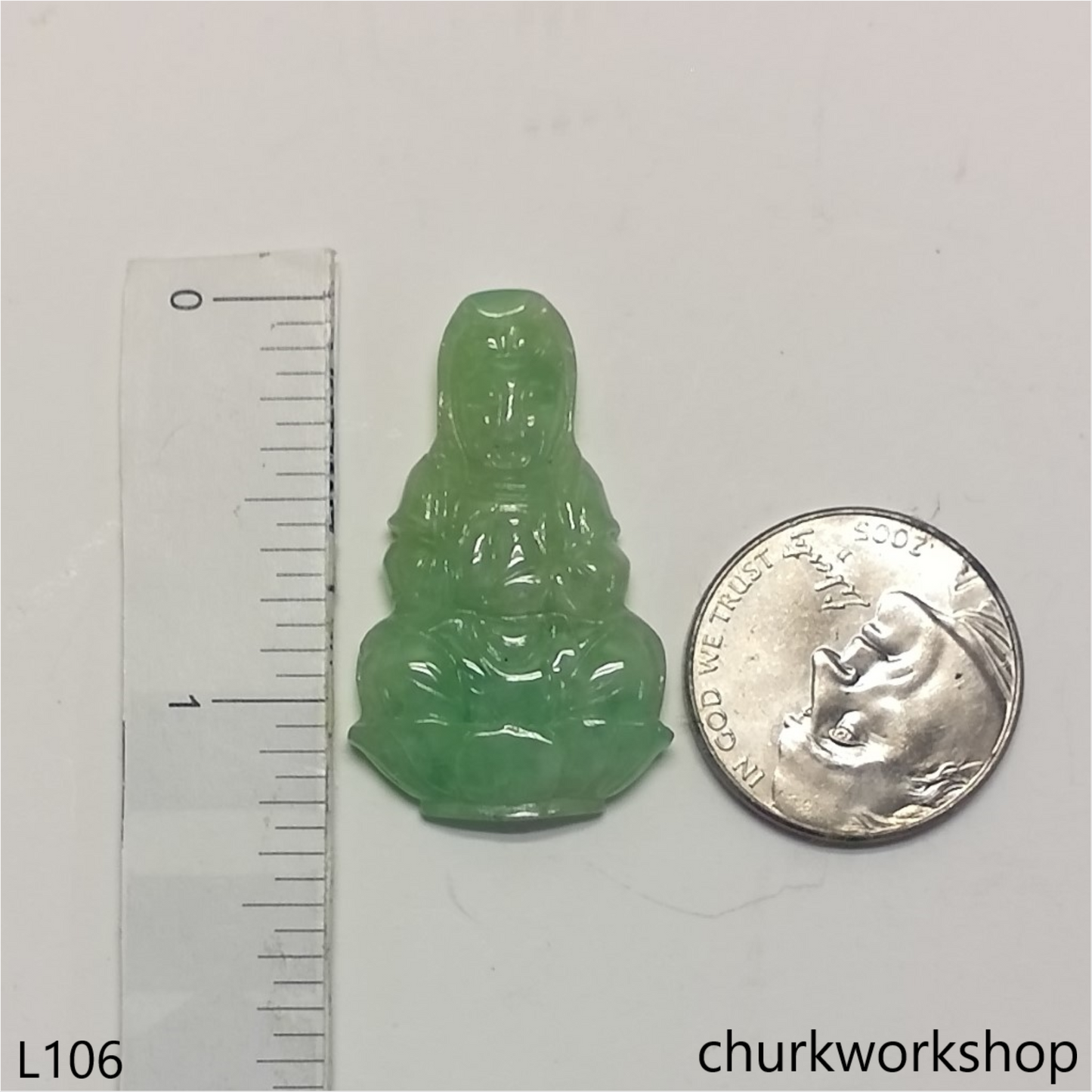 Lady jade Buddha