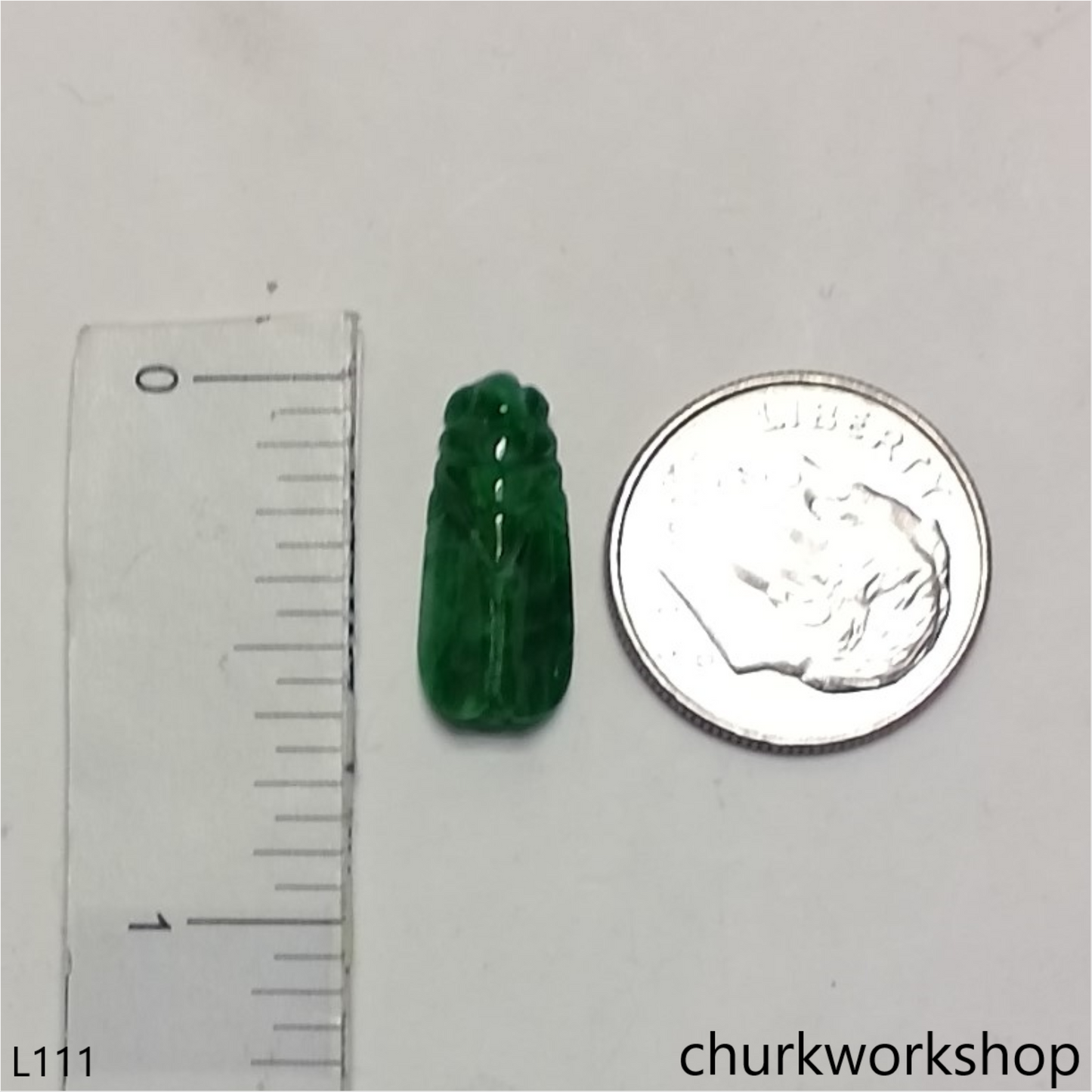 Small green jade cicada