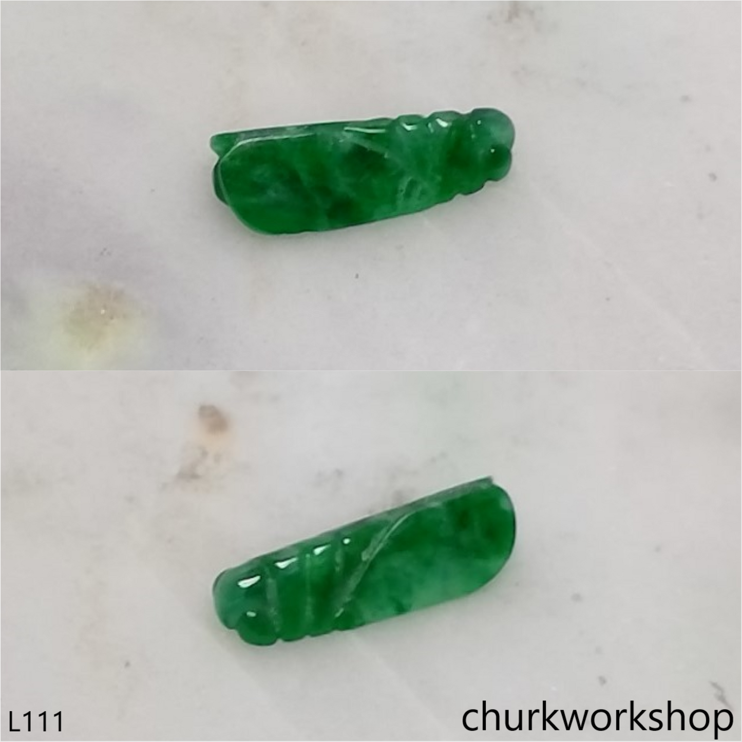 Small green jade cicada