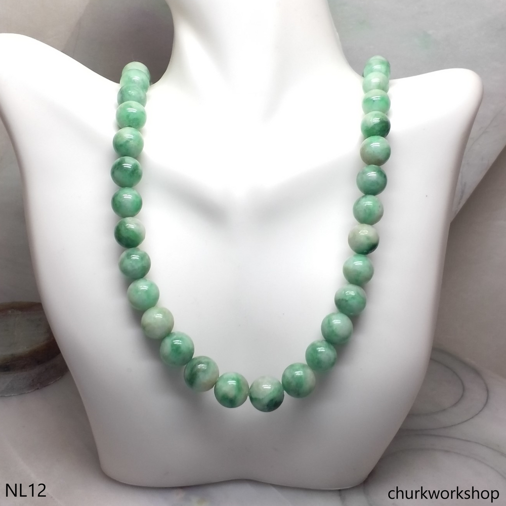 Pounamu (Nephrite Jade) Bead Necklace – Aotearoa Gemstones