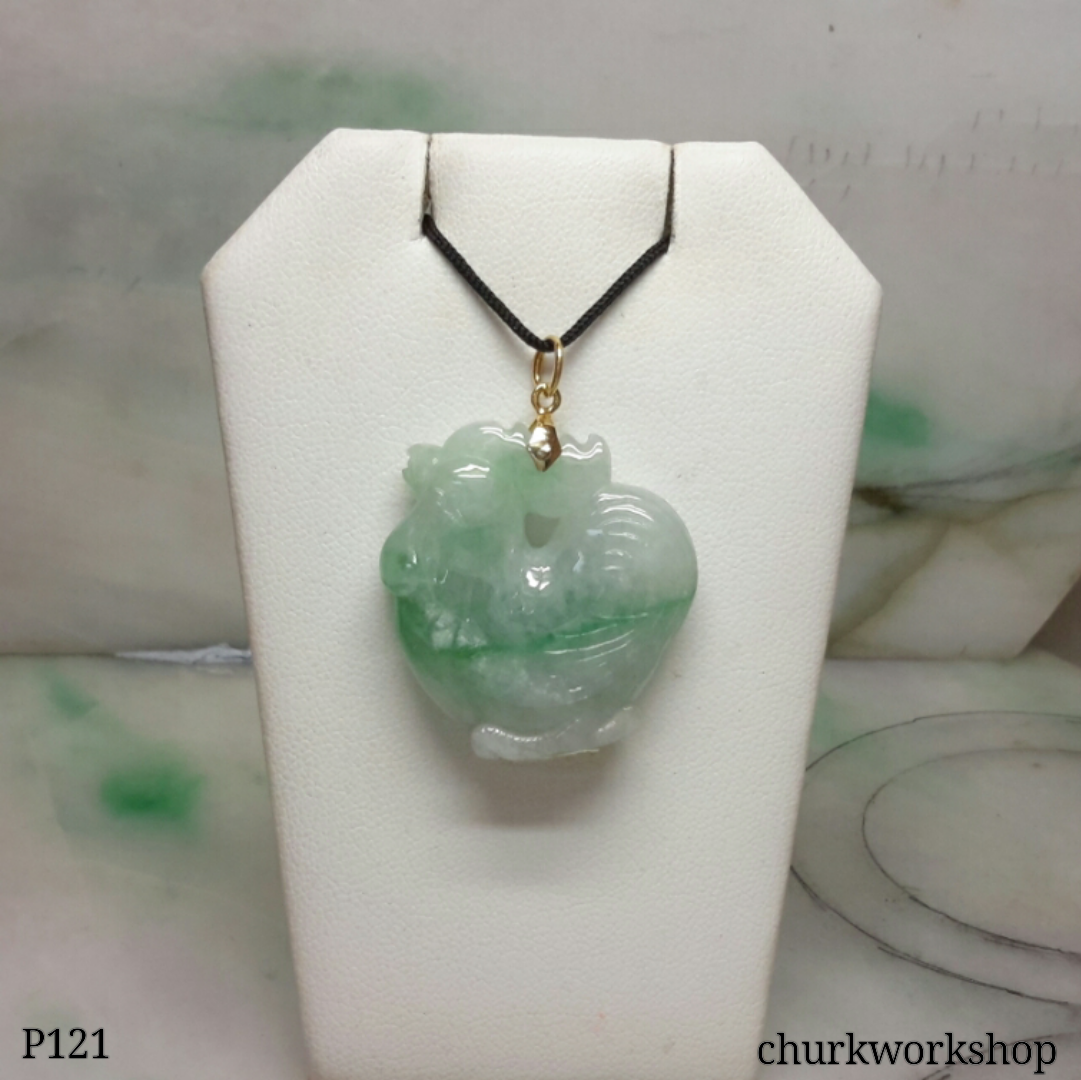 Jade rooster pendant